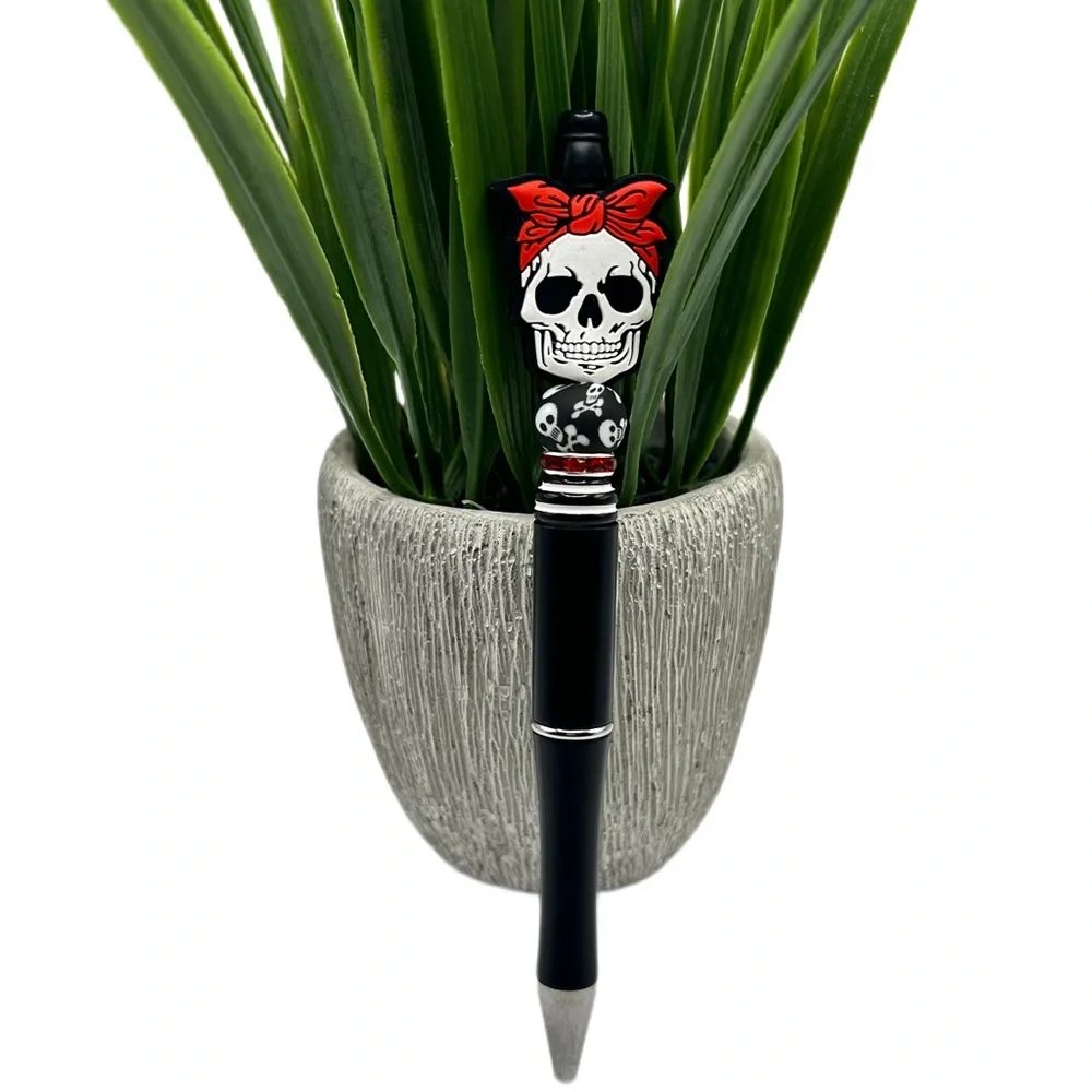 Skull Beaded Pen